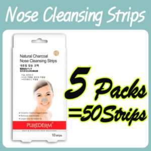 PUREDERM pore cleansing nose strips blackhead removal  