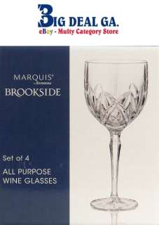   By Waterford Brookside Set of 4 All Purpose Wine Glasses  