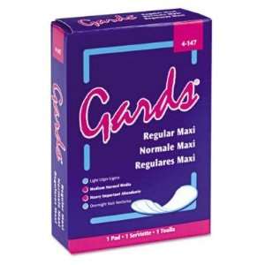 Hospital Specialty Gards Maxi Pads, #4, 250 Individually Boxed Napkins 