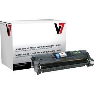  New   V7 Black Toner Cartridge for HP Color LaserJet 1500 