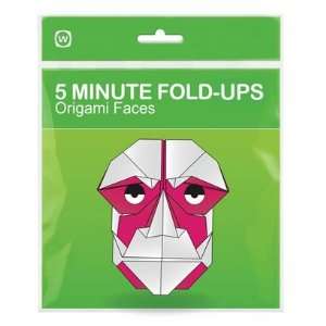  Origami Faces   5 Minute Fold Ups Toys & Games