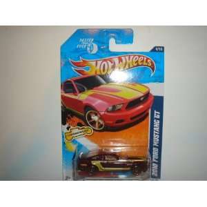 2011 Hot Wheels Faster Than Ever 2010 Ford Mustang GT Maroon on 2 Car 