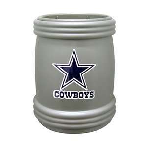    Dallas Cowboys Silver Magnetic Can Coolie: Sports & Outdoors