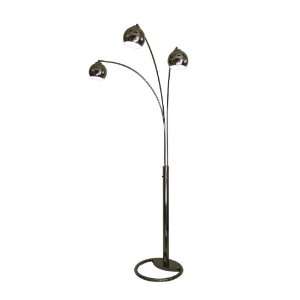  TRIPLET, 3 LIGHT, ARC FLOOR LAMP: Office Products