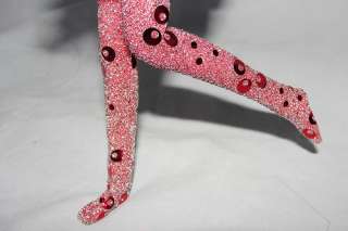 T382 Red Sparkle Sequin Legging Tights Blythe Dolls NEW  