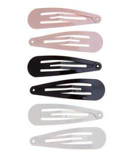 Pink (Pink) 6pk Neutral Snap Clips  253213670  New Look