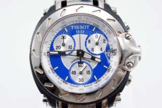 Genuine Tissot T Race T472 Chrono Mens Quartz SS Watch  