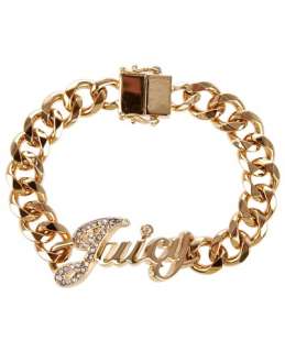 Juicy Couture Chunky Gold Metal Bracelet   Tessabit   farfetch 