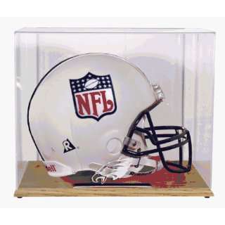  Oak (eagles Logo) Helmet Display Case (hcoak1): Sports 