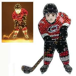 44 NHL Carolina Hurricanes Outdoor Lighted Hockey Player Lawn Figure 