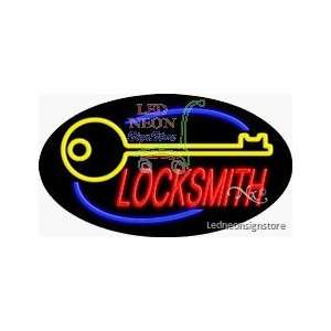 Locksmith / Logo Neon Sign 17 Tall x 30 Wide x 3 Deep 