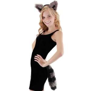  Lets Party By Elope Raccoon Child Accessory Kit / Black 