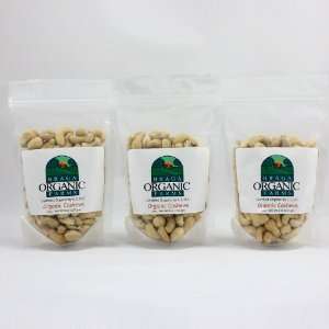 Braga Organic Farms Organic Raw Cashews 3 of our 1/2 lb. bags:  