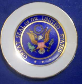 Vintage Miniature Great Seal Of The United States Plate  