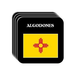  US State Flag   ALGODONES, New Mexico (NM) Set of 4 Mini 