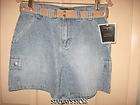 Womens Riveted by Lee Jean Shorts Denim 6 M NWT
