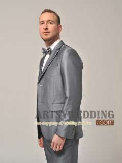   Buttons Peak Lapel Single Breasted Men Suits Wedding Tuxedo  