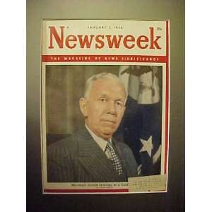  General George C. Marshall January 5, 1948 Newsweek 