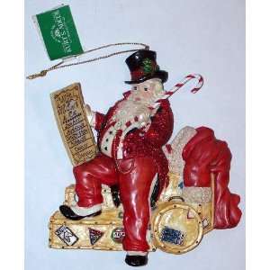  Santa Claus Playbill Ornament: Kitchen & Dining