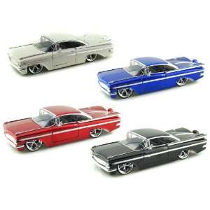  1959 Chevy Impala 1/24 Set of 4: Toys & Games
