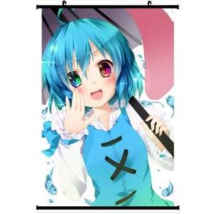  Home Decor Japanese Anime Wall Scroll Touhou Project,24*35(DIY 