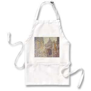  The Rouen Cathedral West Façade By Claude Monet Apron 