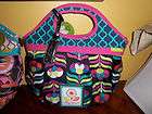Lily Bloom recycled plastic bottle fabric zippered tote NWT
