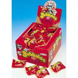 Bubbaloo Chewing Gum with flavor filled center Strawberry Flavor (60 