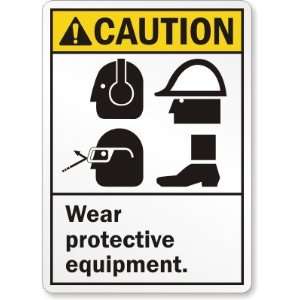   , goggles, ear muff and shoe graphics) Laminated Vinyl Sign, 10 x 7