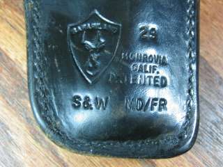   FR 29 Gun Holster Left Handed Basketweave leather Safariland LH  