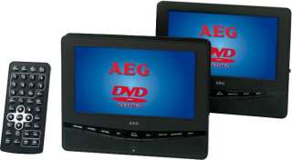 Tragbarer Auto DVD Player 2 Monitore FB AEG DVD 4549 4015067003839 