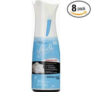 glade Expressions Fragrance Mist Starter, Cotton and Italian Mandarin 