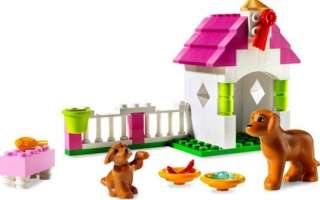 LEGO BELVILLE 7583 HUNDEFAMILIE Bianca + Bella + Hundehütte NEU 
