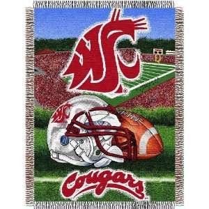  Washington State Cougars NCAA Woven Tapestry Throw (Home 