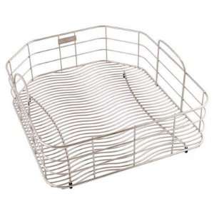  Wavy Wire Rinsing Basket Sink Rack, Stainless