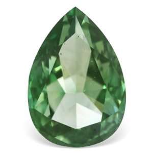  Fancy Rose Pear 1.41 Ctw Solitaire Pine Green Diamond 