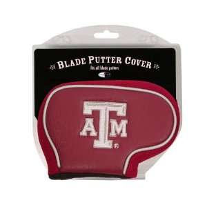 Texas A&M Aggies Blade Putter Cover Headcover:  Sports 