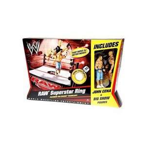   Wrestling Entertainment RAW Superstar Ring with John Cena and Big Show