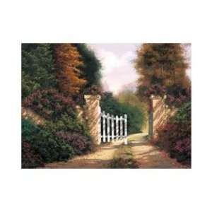  Country Gate Poster Print