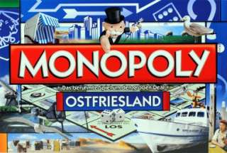 Original Monopoly Region Edition   Ostfriesland Geschenk Brettspiel 
