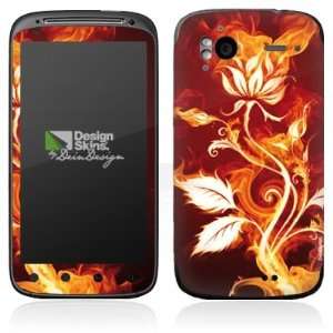   Skins for HTC Sensation   Burning Rose Design Folie Electronics