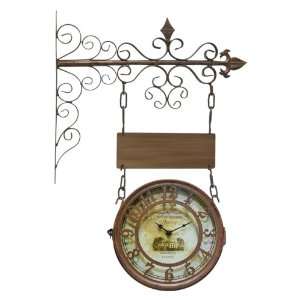   Instruments Rue De Chateau Wall Clock:  Home & Kitchen
