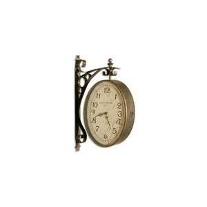    Uttermost Antique Silver Malvina Wall Clock: Home & Kitchen