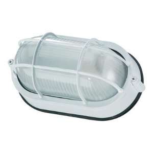  Quorum 680 9 6 5 Oval Bulkhead Light in White Baby