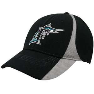   Florida Marlins Black Home Plate Adjustable Hat: Sports & Outdoors