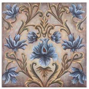  Outdoor Blue Damask by Uttermost