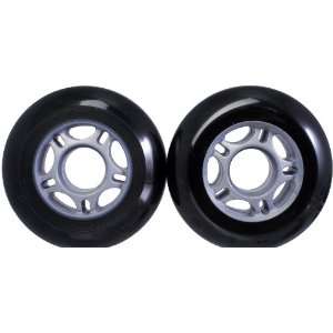  ECX Ripstik Wheels 76mm Black/Silver 
