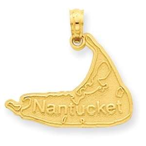  14k Nantucket Map Pendant West Coast Jewelry Jewelry