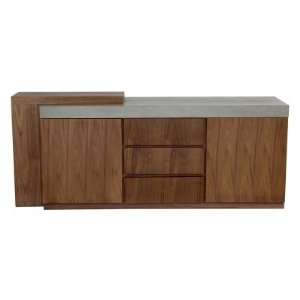 Furniture Resources Tuscany Dining Buffet with Recycled Concrete and 