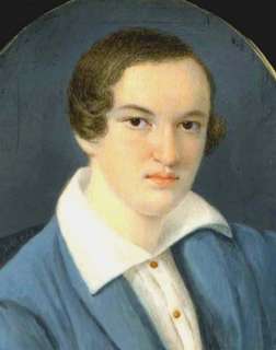 cir 1830s MINIATURE PORTRAIT OF A YOUNG GENTLEMAN  